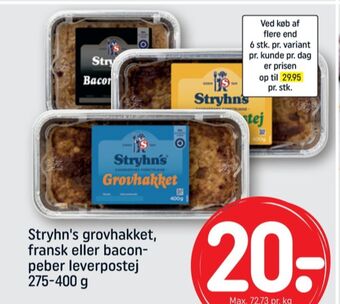 Fransk postej leverpostej