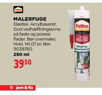 Pattex fugemasse