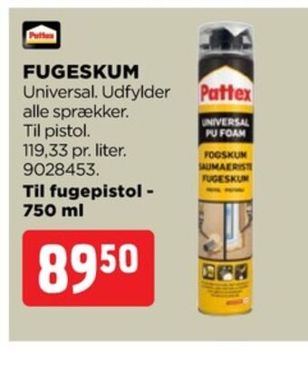 jem & fix Pattex pu skum tilbud