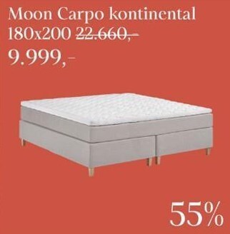 Sit´n Sleep Moon carpo kontinental 180x200 tilbud