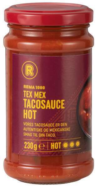 Tacosauce, hot, 230 g
