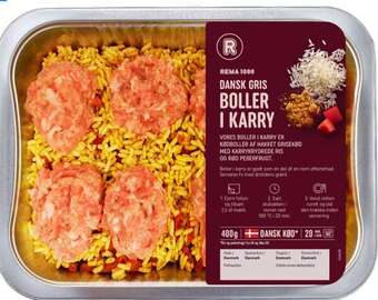 Boller i karry, 800 g