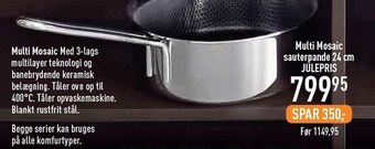 Imerco Multi mosaic sauterpande 24cm julepris tilbud