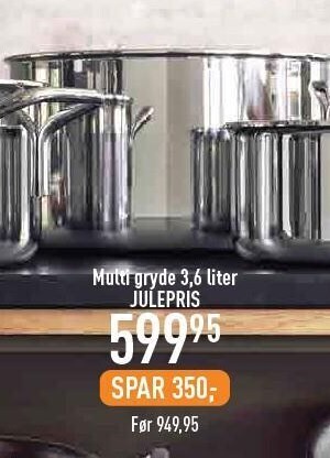 Imerco Multi gryde 3,6 liter julepris tilbud