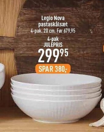 Imerco Legio nova pastaskålsæt tilbud