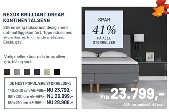 Nexus brilliant dream kontinentalseng
