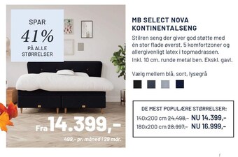 Mb select nova kontinentalseng