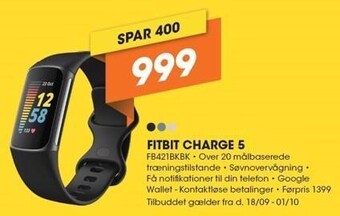 Expert Fitbit charge 5 tilbud