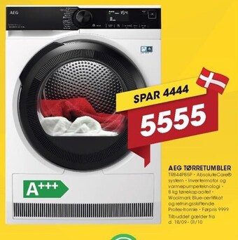 Punkt1 Aeg tørretumbler tilbud