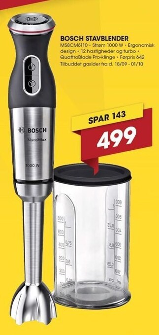 Punkt1 Bosch stavblender tilbud
