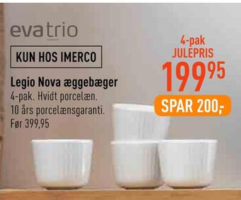 Imerco Legio nova æggebæger tilbud