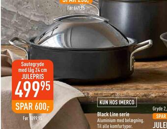 Imerco Black line serie tilbud