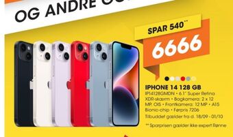 Expert Iphone 14 mobiltelefon tilbud