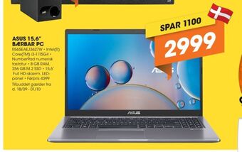 Expert Asus bærbar pc tilbud