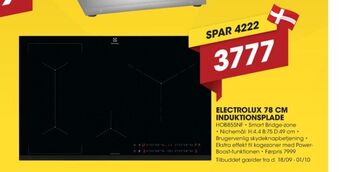 Punkt1 Electrolux indbygningskogeplade tilbud