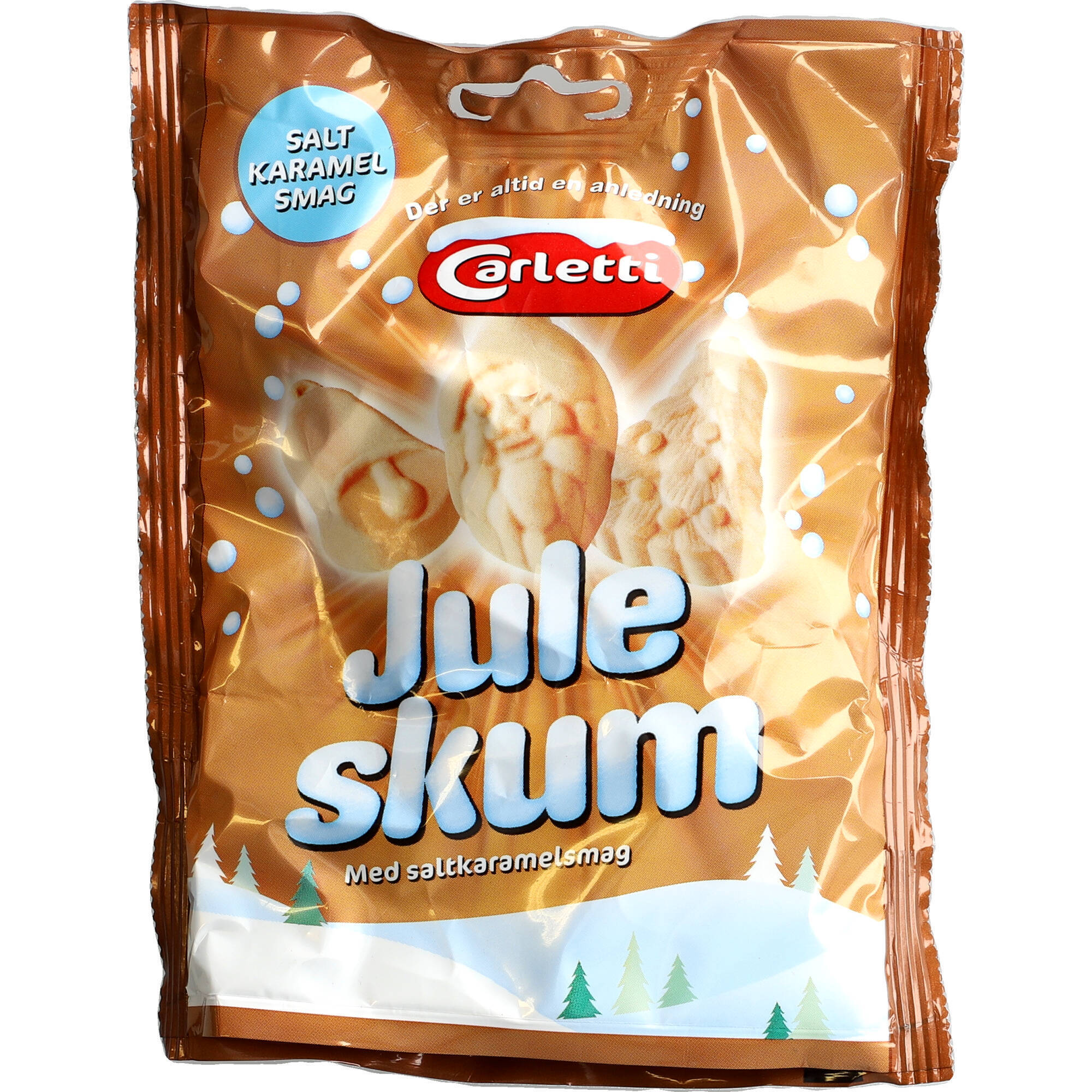 Netpris Carletti juleskum saltkaramel 70g tilbud