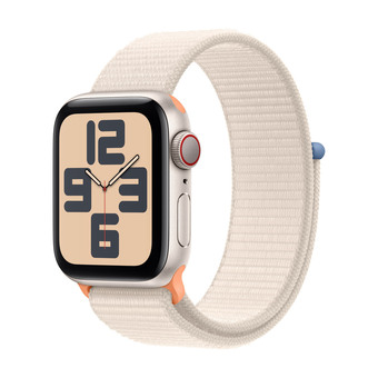 Apple watch se gps + cellular 40 mm stjerneskær aluminium urkasse med stjerneskær sport loop