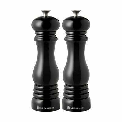 Imerco Le creuset salt- og peberkværnsæt - 2 dele - h 21 cm - akryl - sort tilbud
