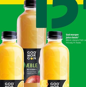 God morgen juice classic* 850 ml.