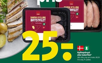 Coop 365 Kyllingebryst eller inderfilet tilbud