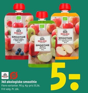 Coop 365 365 økologiske smoothie tilbud
