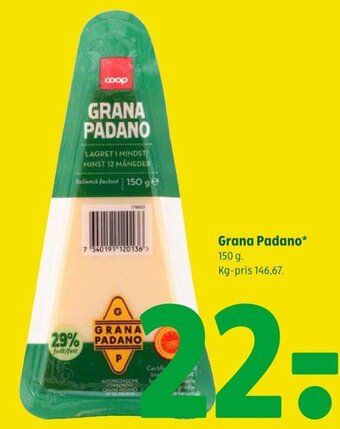 Coop 365 Grana Padano tilbud