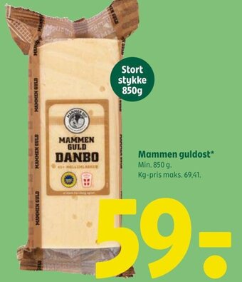 Coop 365 Mammen guldost tilbud