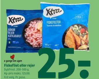 Coop 365 Fiskefilet eller rejer tilbud