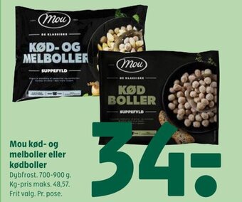 Mou kød- og melboller eller kødboller