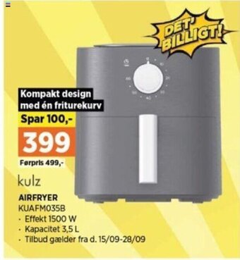 Power AIRFRYER KUAFM035B tilbud
