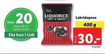 Lakridspose