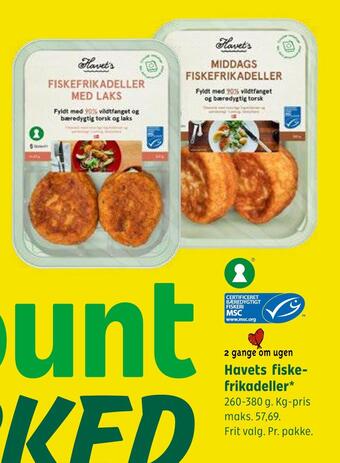 Coop 365 Havets fiskefrikadeller tilbud