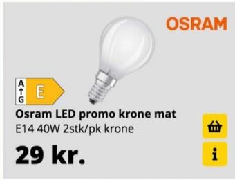 Osram led pære