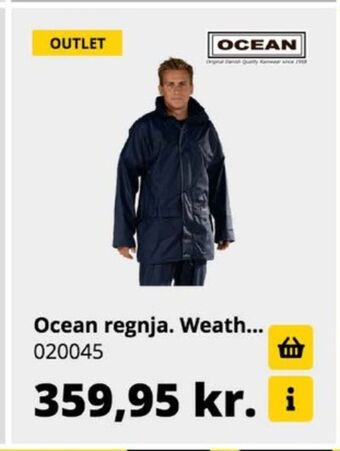 10-4 Byggecenter Ocean rainwear regnjakke tilbud