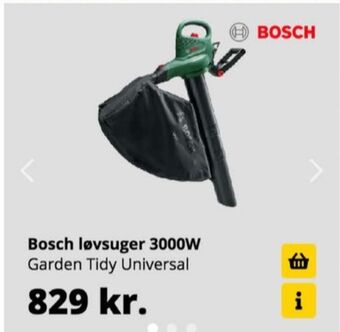 10-4 Byggecenter Bosch løvsuger tilbud