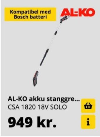 10-4 Byggecenter Al-ko grensav tilbud
