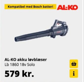10-4 Byggecenter Al-ko løvblæser tilbud