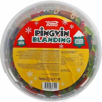 Toms pingvin blanding jul 2,5kg