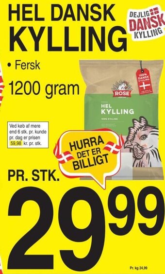 ABC Lavpris HEL DANSK KYLLING tilbud