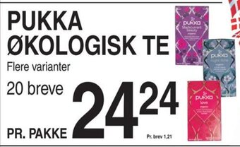 ABC Lavpris PUKKA ØKOLOGISK TE tilbud