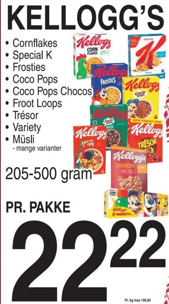 ABC Lavpris KELLOGG'S tilbud