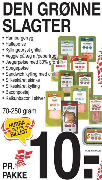 ABC Lavpris DEN GRØNNE SLAGTER tilbud