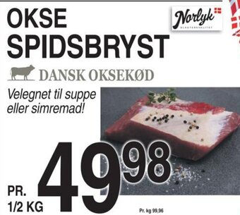 OKSE SPIDSBRYST