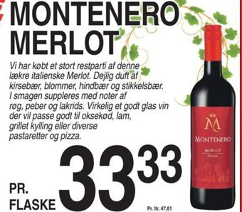 MONTENERO MERLOT