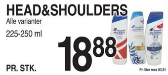 ABC Lavpris HEAD&SHOULDERS tilbud
