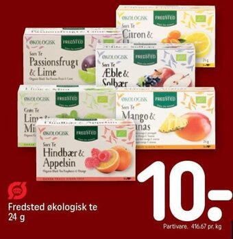 Fredsted økologisk te 24 g