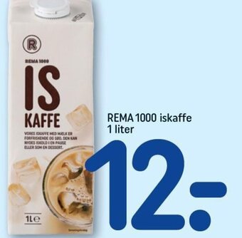 Rema 1000 REMA 1000 iskaffe 1 liter tilbud