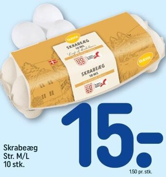 Skrabeæg Str. M/L 10 stk.