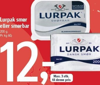 Føtex Lurpak smør eller smørbar tilbud