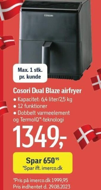 Cosori Dual Blaze airfryer